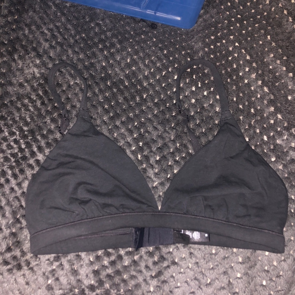 SKIMS Black Triangle Bralette